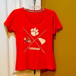 Orange Clemson Graphic T-Shirt